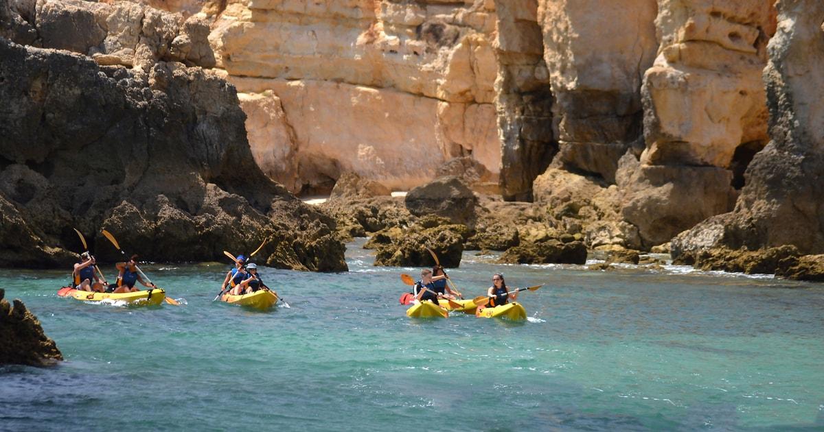 Albufeira Kayak Tour – Relaxing Trip with 2 Guides