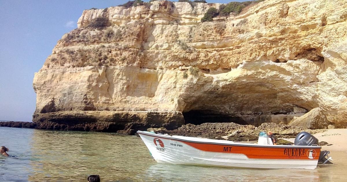From Armação de Pêra: Private Beaches & Caves Boat Tour