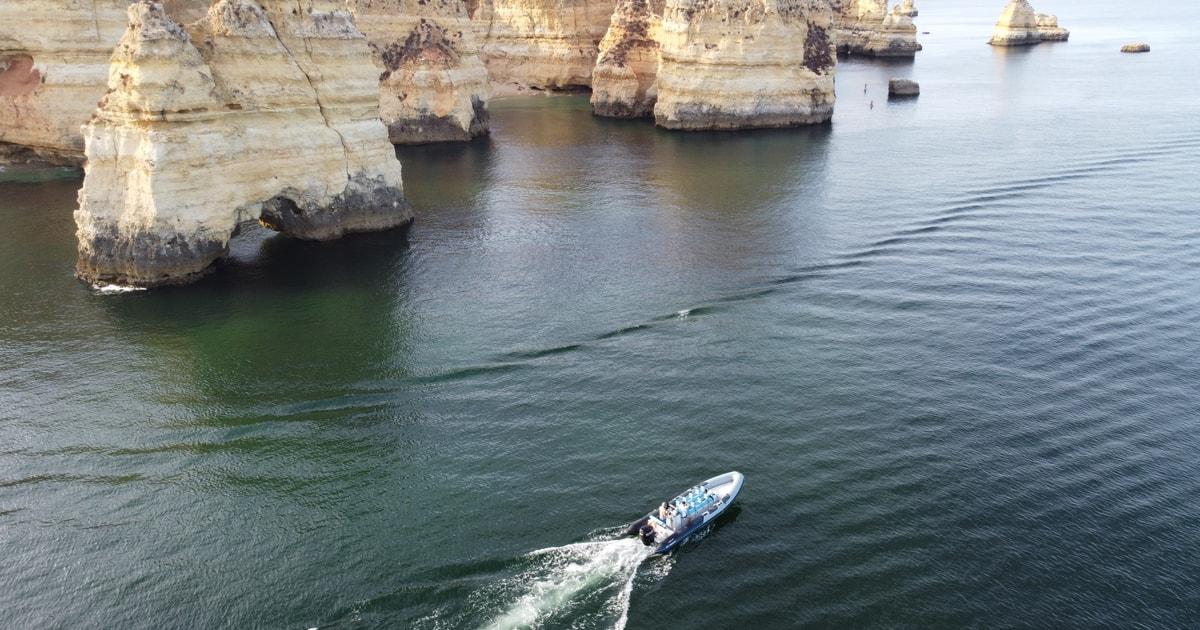 From Portimão: Benagil and Marinha Private Boat Trip
