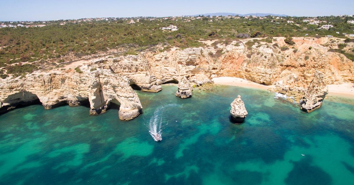 From Portimao: Benagil Cave and Marinha Beach Boat Tour