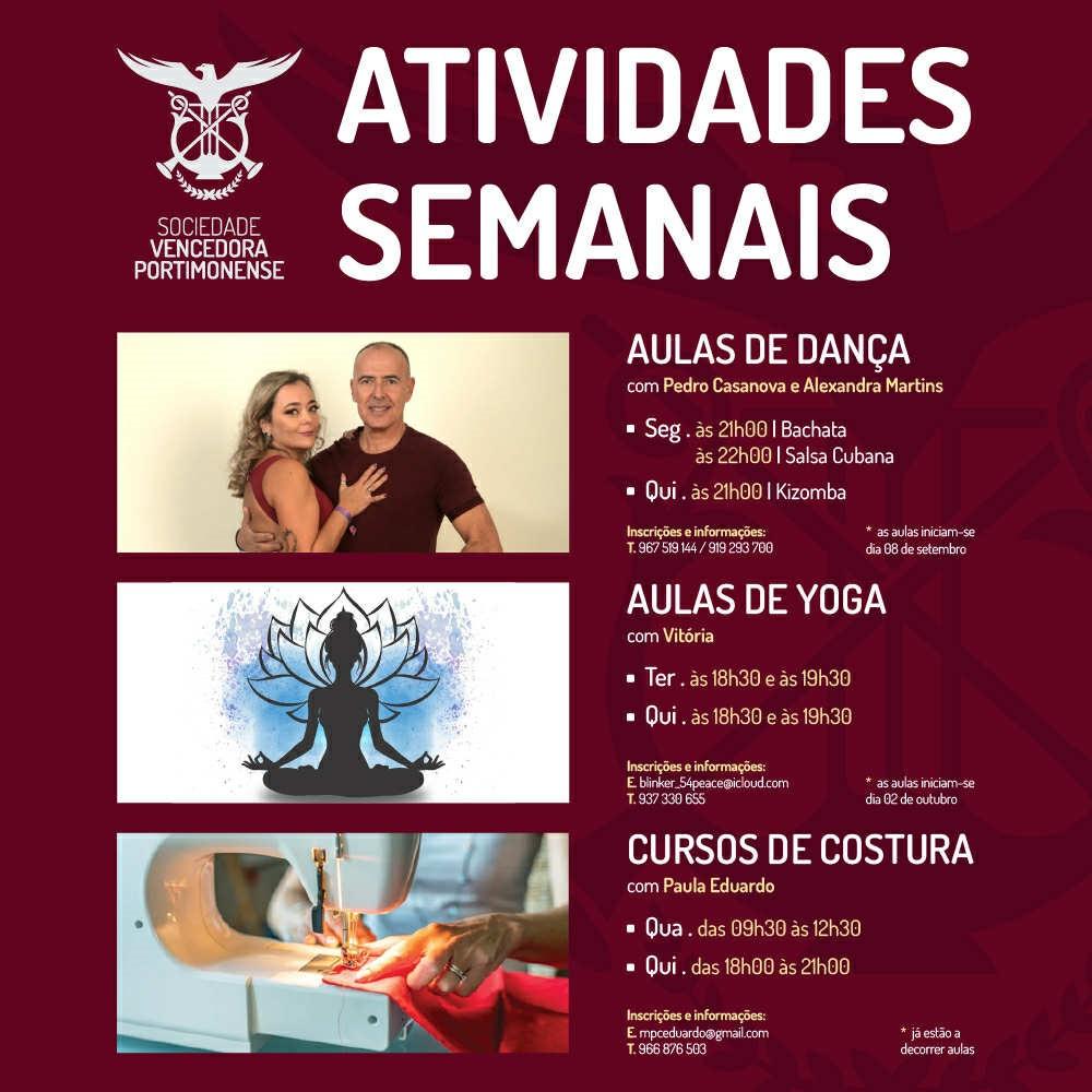 New Weekly Activities at Sociedade Vencedora