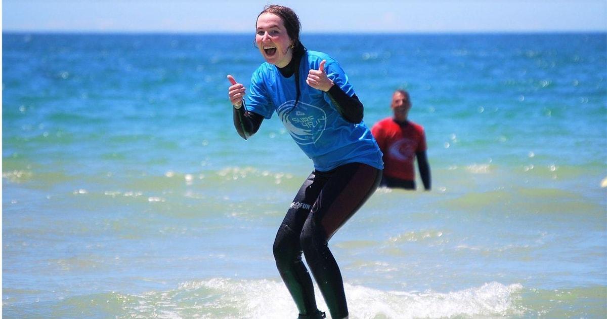 Albufeira: Private surf lesson at Praia da Galé