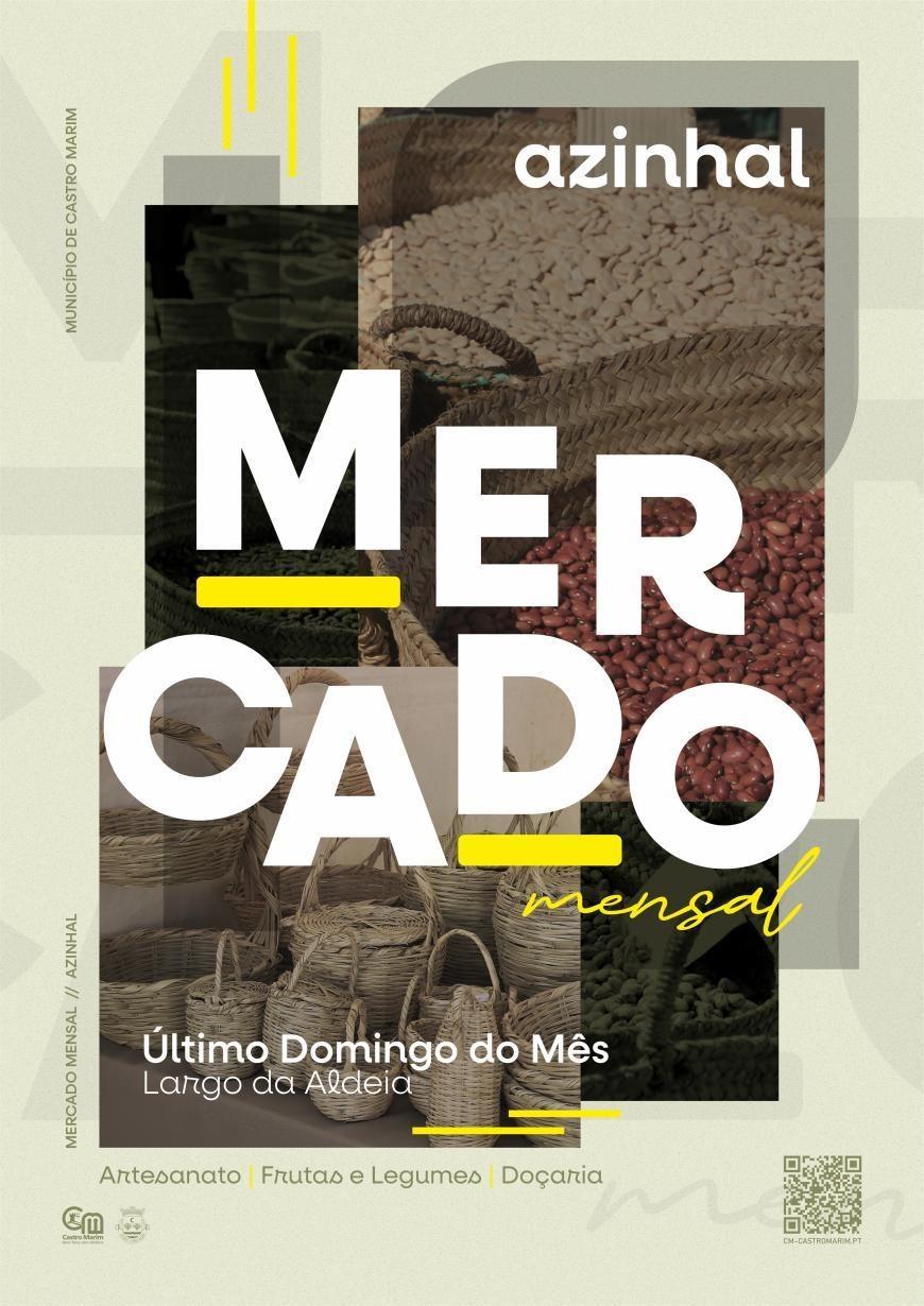 Mercado mensal no Azinhal